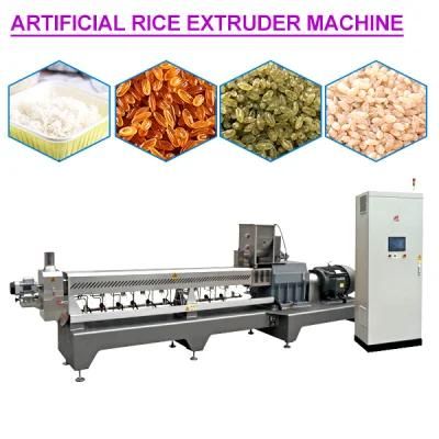 China Extruder Nutrition Fortified Rice Make Machine/Extrusion Nutritional Rice Production ...