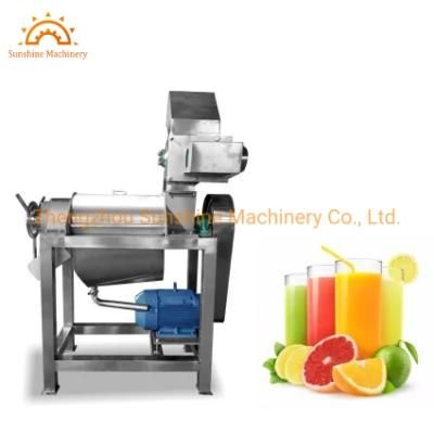 Fruit Juicer Production Line Industrial Lemon Screw Press Juicer