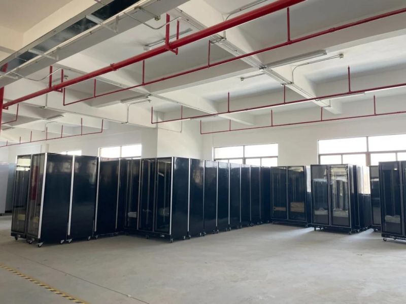 Supermarket Refrigerator Refrigerator Commercial Slim Upright Supermarket Cooler Cold Drink Display
