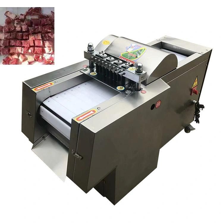 Automatic Meat Cube Dicer Chopper Cutter Frozen Chicken Duck Dicing Machine Meat Cutting Machine