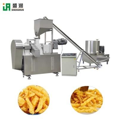 Extrusion Machine Fried Cheetos Snack Food Production Line