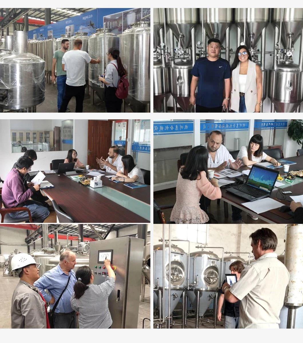 SUS 304 / 316 Beer Brewery Plant with Digital Display Control