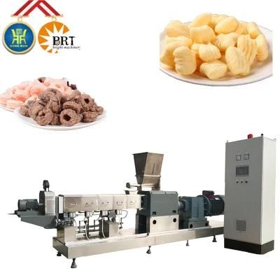 Automatic Slanty Cheese Ball Puff Maize Snack Food Manufacturing Plant.