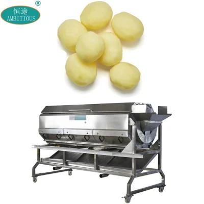 Potato Peeling Skin Machine Screw Type Potato Peeling Machine