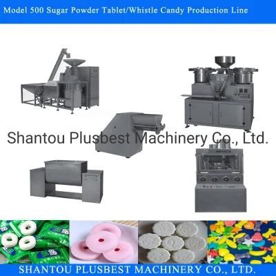 Dextrose Candy Lollipop Machine Whistle Candy Production Line