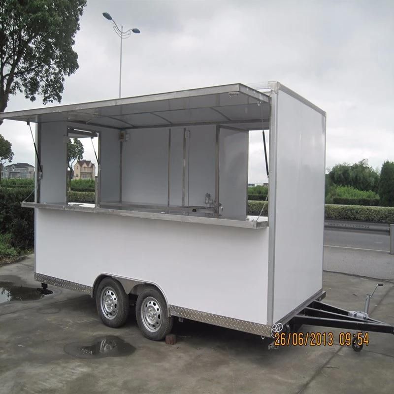 Snack Equipment Mobile Cart Food for Sale /Mobile Food Cart with Frozen Yogurt Machine/Stainless Steel Ice Cream Cart Shanghai Factory Ce ISO SGS