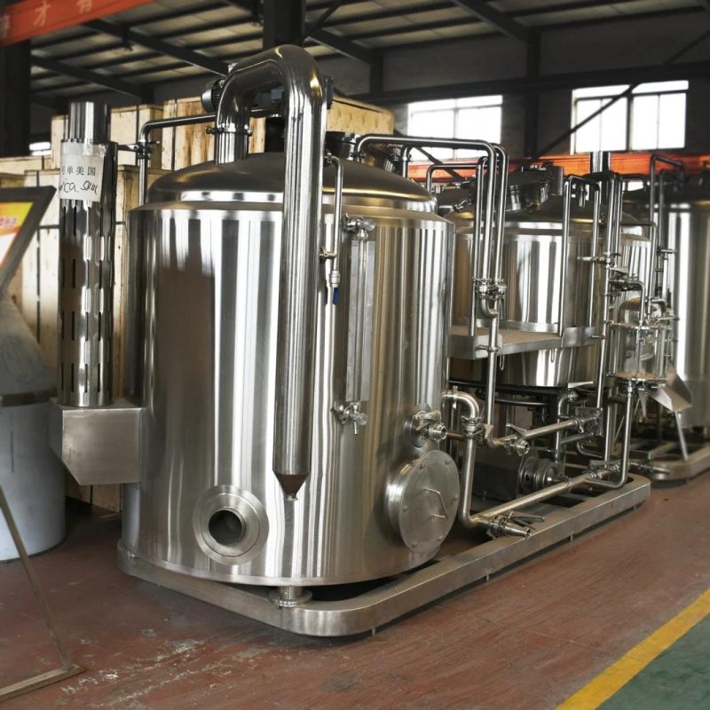 SUS304 1000L 2000L China Hot Sale Beer Brewing Equipment for Brewery