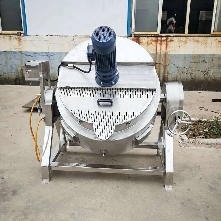 Central Kitchen Equipment Food Machinery Planet Stirring Tilting Sauces Wok Popcorn Furnace