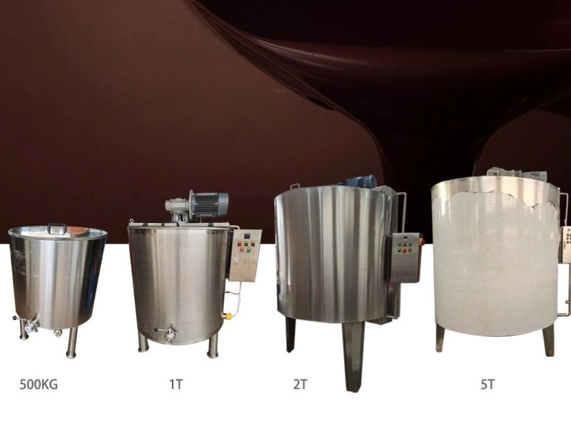 Automatic Stainless Steel Chocolate Thermal Cylinder Holding Tank Machine