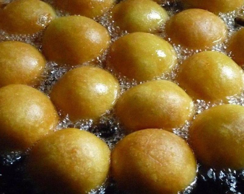 Continuous Automatic Fryer Conveyor Fish Ball Deep Gas Fry Machine