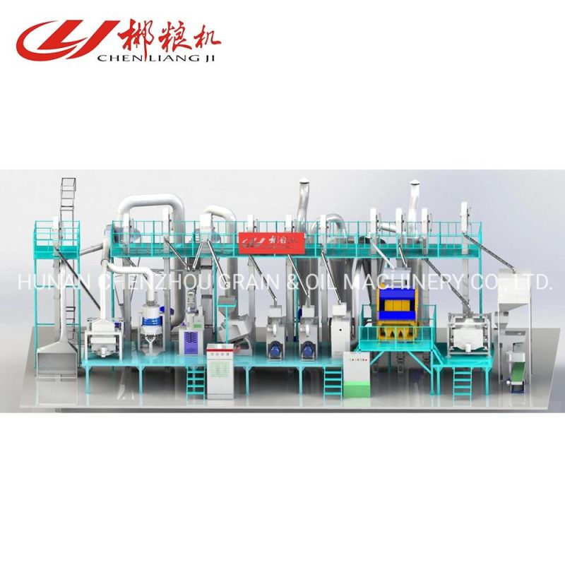 100 Tons Per Day Rice Milling Machine Rice Processing Line