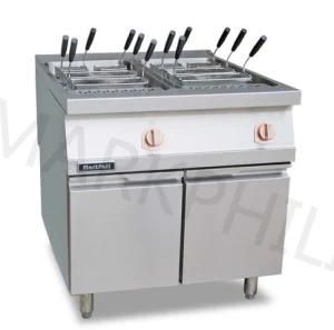 Commercial Kitchen Equipment Gas Pasta Cooker with Cabinet
