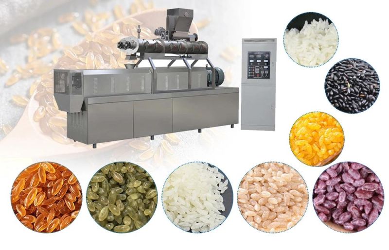 Hot Selling Extruded Fortified Rice Kernels (Frk) Extruder Machine Full Automatic Rice Making Processing Line for Sale