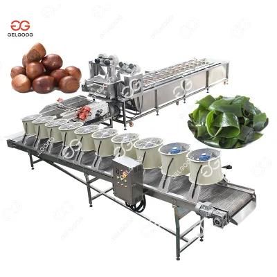 Industrial 1000kg/H Onion Cabbage Vegetable Washer Machine Fruit and Veggie Cleaner for ...
