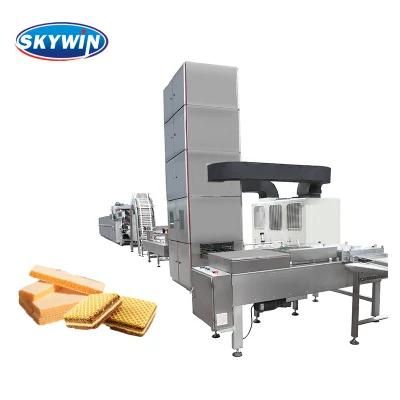 Skywin Automatic Wafer Biscuit Production Line Bakery Machine Snack
