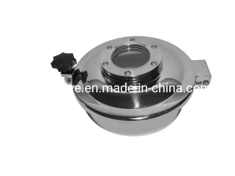 Food Grade SS304/316 Stainless Steel Round Tank Manhole Cover