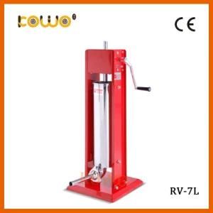 Commercial Stainless Steel Vertical Manual Kitchen Equipment 7L Meat Sausage Filler ...