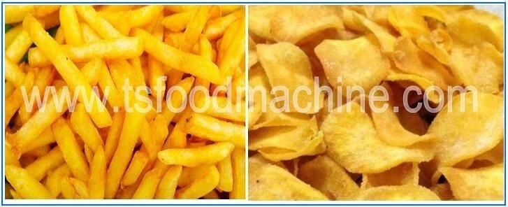 Auto Continuous Tapioca Chips, Yam Chips, Carrot Chips Fryer and Frying Machine