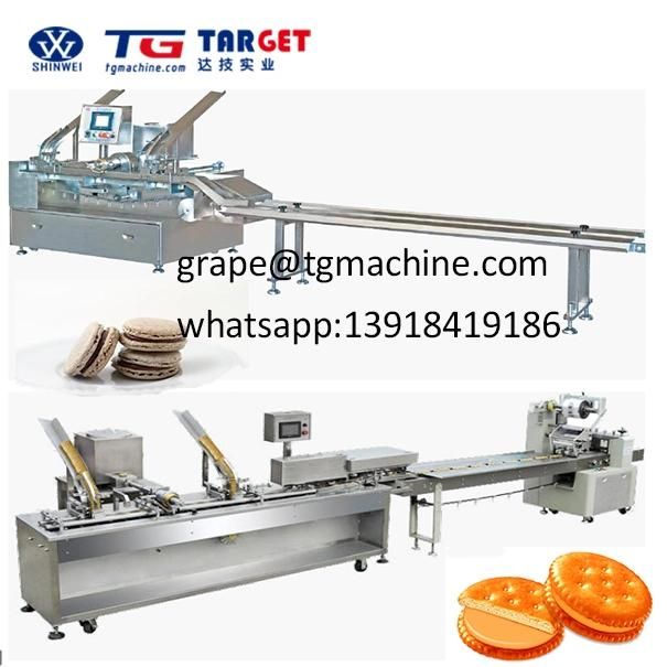 New Condation Sandwich Biscuit Processing Machinery with Filled