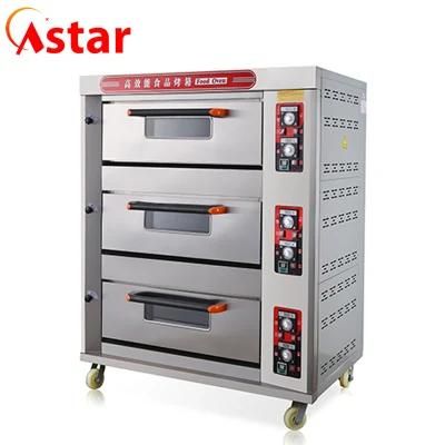 Bakery Equipment Bread Baking Oven Gas Pizza Oven for Sale