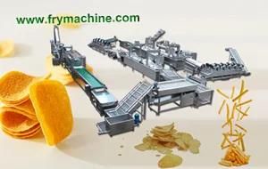 Automatic Frozen French Fries Production Line|Potato Chips Making Macchine