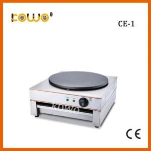 Snack Equipment Counter Top Hot Plate Single Plate Electric 40 Cm Diameter Crepe Pancake ...