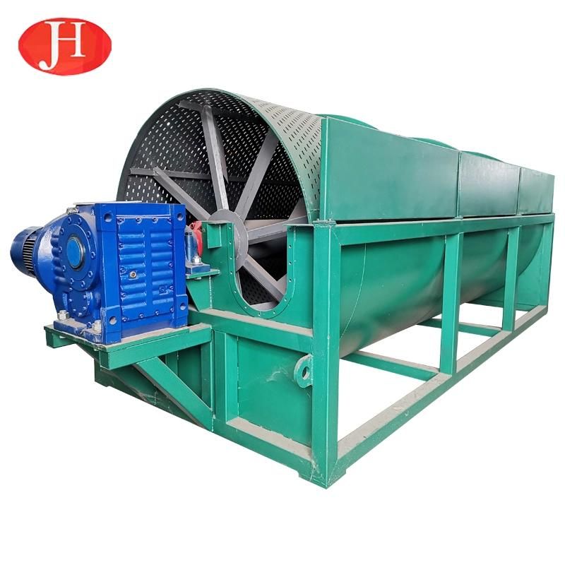 Stainless Steel Arrowroot Starch Plant Making Machine Raw Material Cleaning Washing Machine