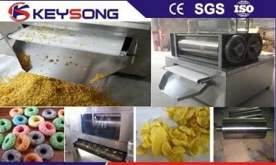 Corn Flakes Breakfast Cereal Flaking Processing Machine
