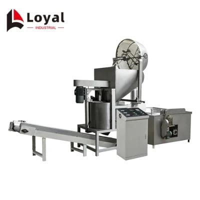 2021 Top Sell Fryer Machine for Meat Chips Snack Food Line Fried Pellet Snacks Extruder ...