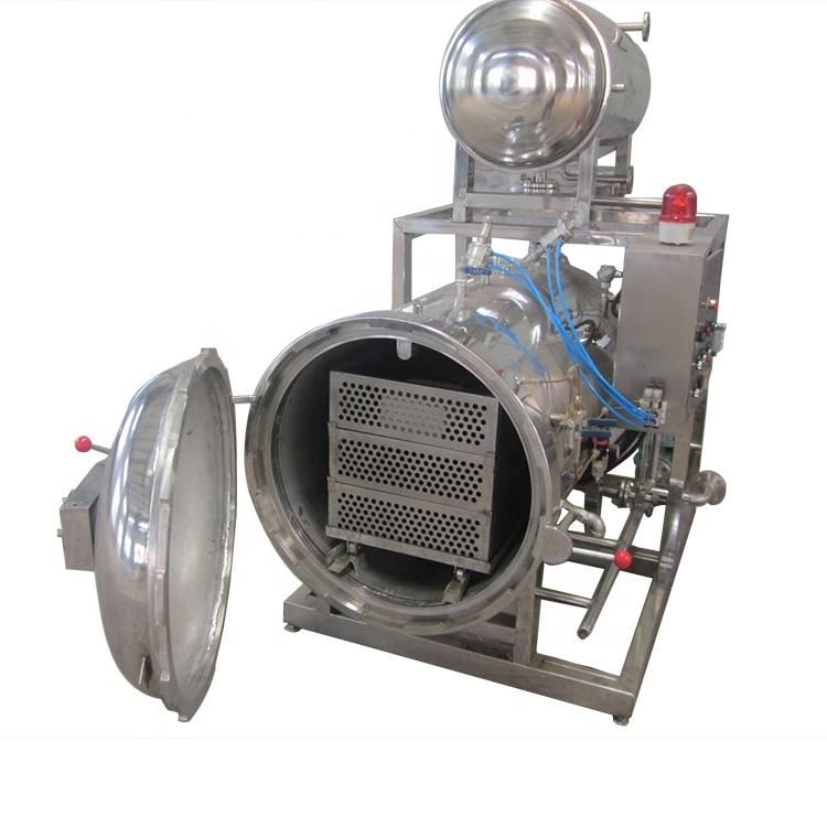 Steam Heating Fully Automatic Food Grade Canning Retorts for Can