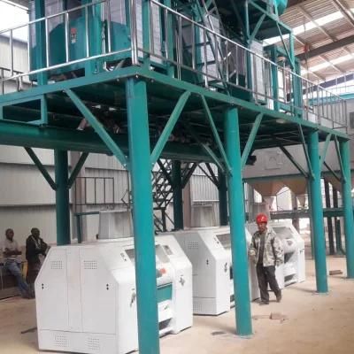 Hongdefa Complete 90t/24h Corn Mill Plant for Tanzania Mozambique Zambia