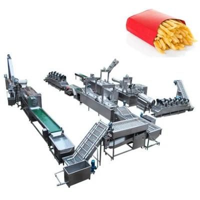 Competitive Price Frozen French Fries Continuous Frying Production Line