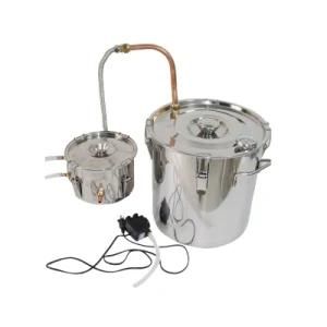 8L/2gal Home Brewing Starter Kit for Rosemary Chamomile Lavender Hydrosol Distillation ...