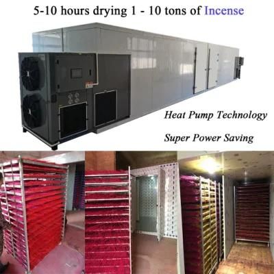 Heat Pump Batch Dryer Type Incense Drying Machine and Buddha Incense Dryer Equipment