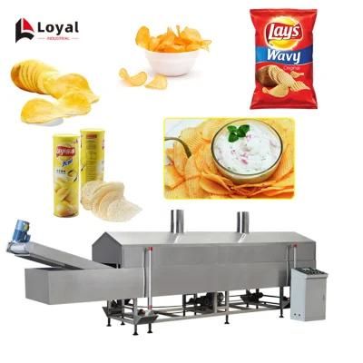 Hot Sale Stainless Steel Frozen French Fries Making Machine Frying Potato Chips Production ...