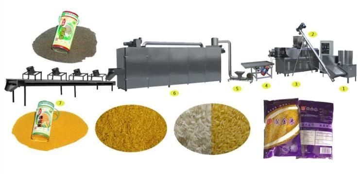 China Factory Direct Sale Nutritional Rice Food Production Machine