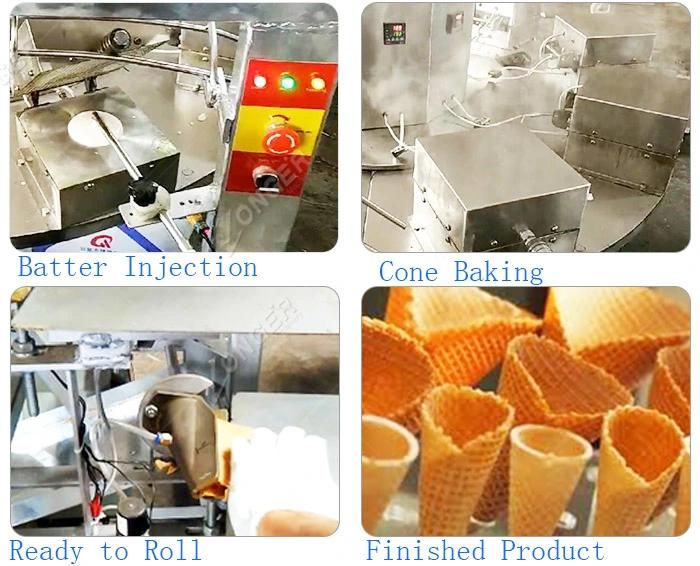 Unique Crispy Biscuit Making Machine Line Egg Roll Production Machinery