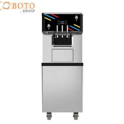 Stainless Steel Stand-up Ice Cream Machine Is Suitable for Milk Tea Shop