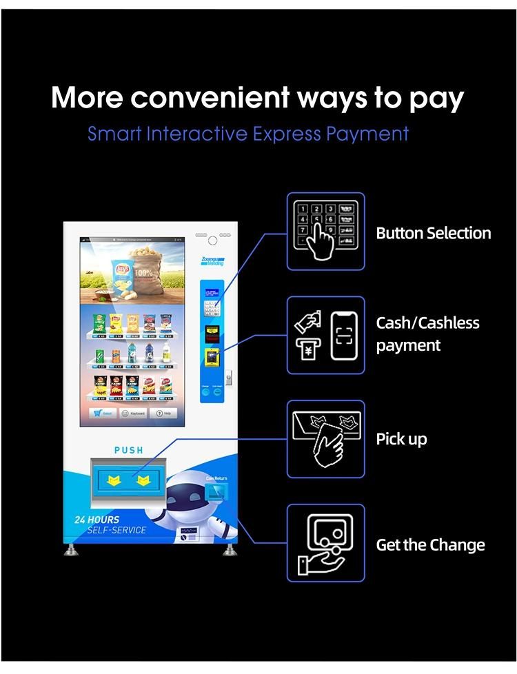 Zoomgu Touch Screen APP Vending Machine with 49 Inch