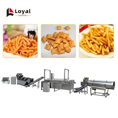 New Condition Fried Snack Processing Machine Fried Pellet Chips Food Processing Line