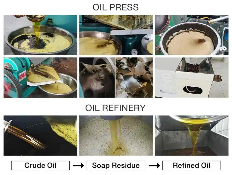 Daily Press Oil Producting 10ton Per Day 140 Oil Press with Motor 22kw