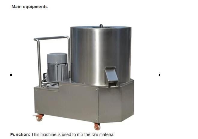 3D Extruded Potato Pellet Snacks Food Machine