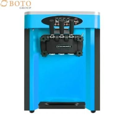 Three Flavors Countertable Ice Cream Machine 36L with Big Capicity BT-36CT