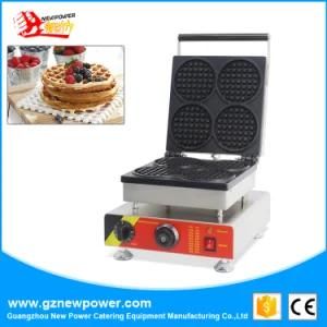 Kitchen Equipment Waffle Maker Machine with Round Shape