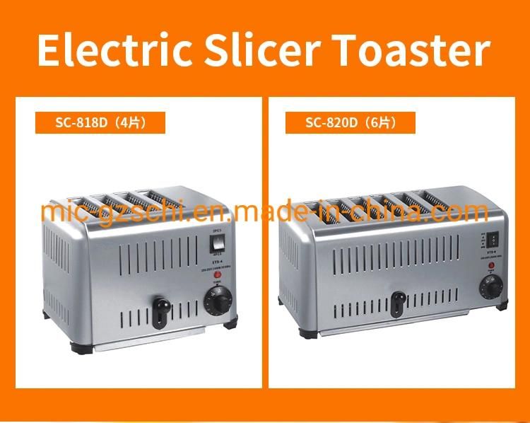 Bread Toaster Machine 6 Slicer Pop-up Slicer Conveyor Toaster
