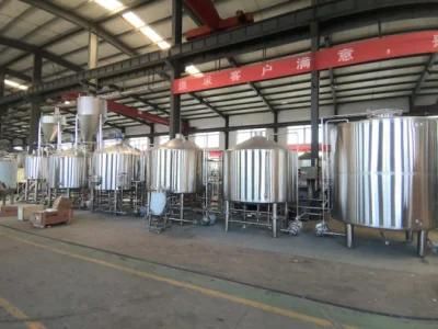 Large Scale Industrial Beer Brewing Equipment 2000L Commercial Brewery