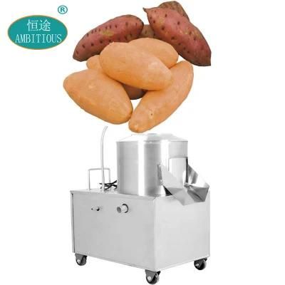 2021 Electric Commercial Sweet Potato Peeler Skin Removing Washing Machine