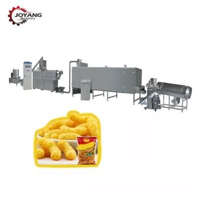 Corn Snacks Processing Line Food Extrusion Machine Extruder Rice Cereal Leisure Food ...