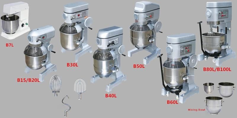 Highly Efficient Planetary Mixer for Commercial and Home Uses with Stainless Steel Body