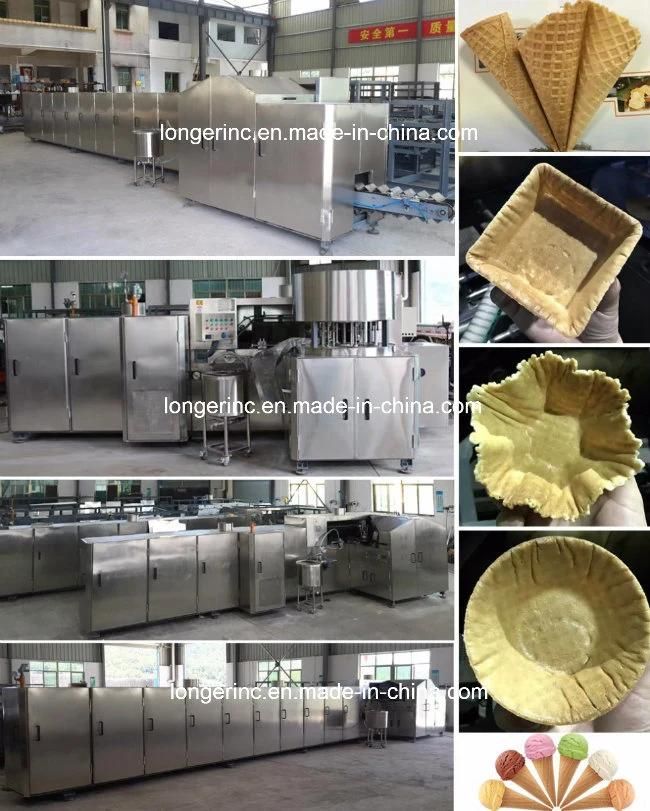 Automatic Waffle Cone Making Rolled Ice Cream Sugar Cone Machine
